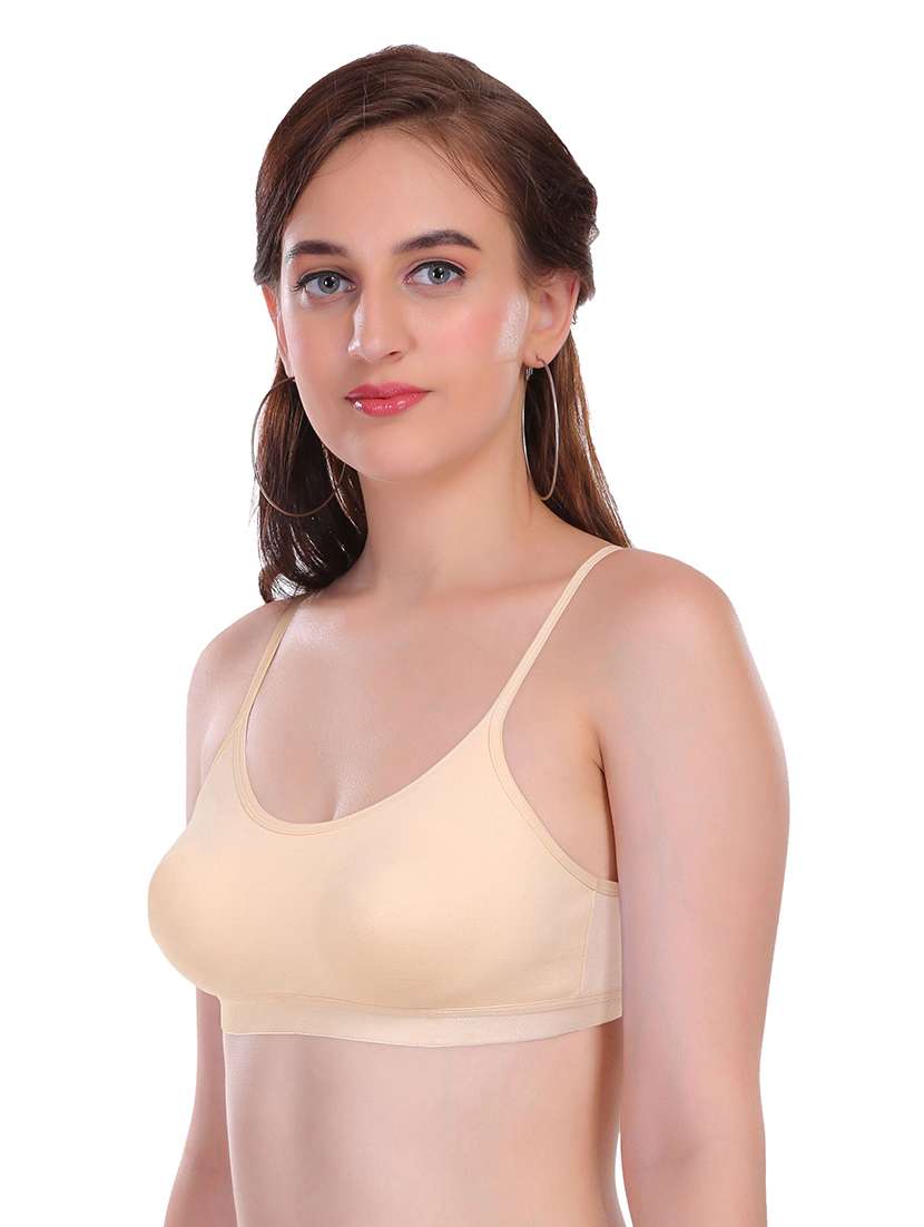 pack of 3 non padded sports  bra - 18969285 -  Standard Image - 9
