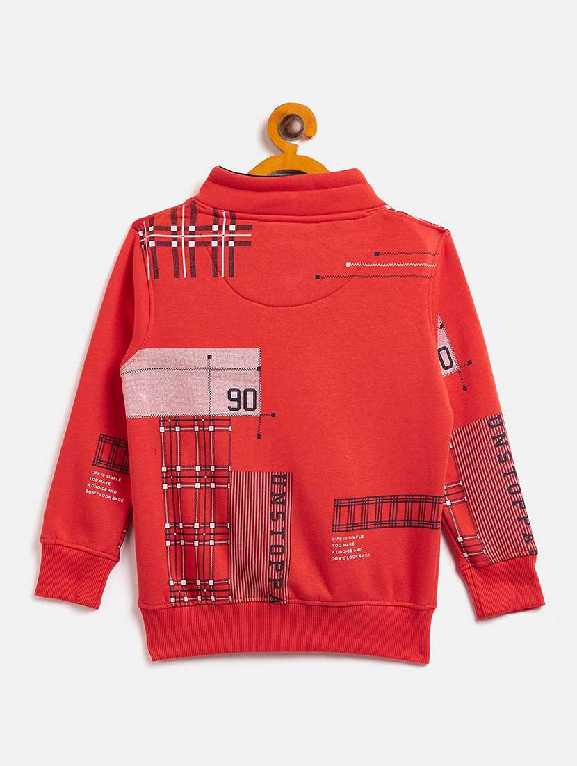 orange printed sweatshirt - 18969331 -  Standard Image - 1