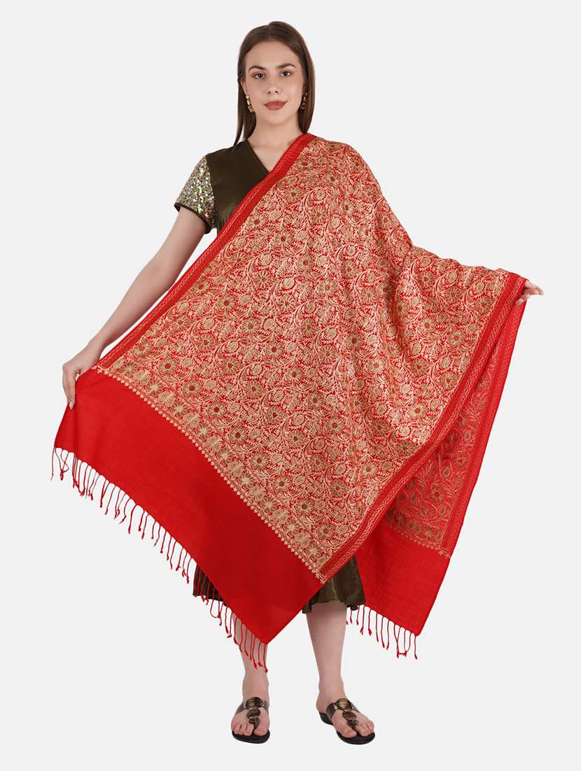 women's floral print stole