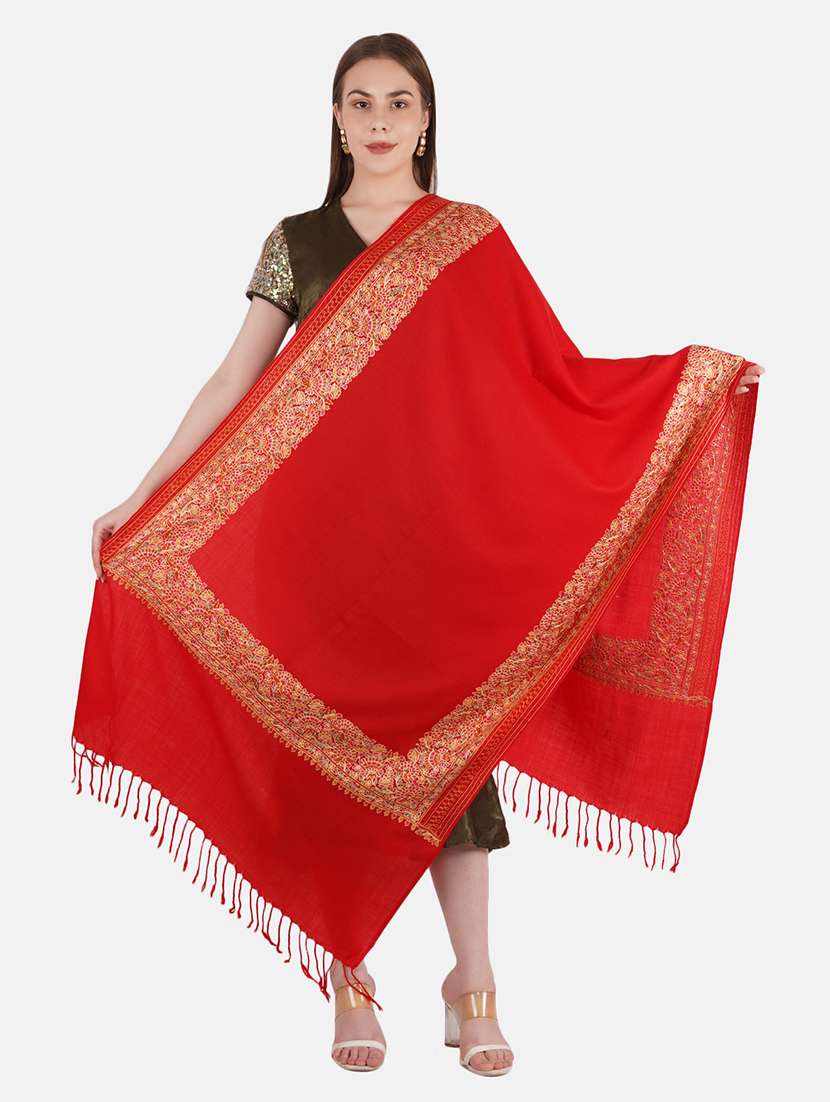 women's embroidered stole