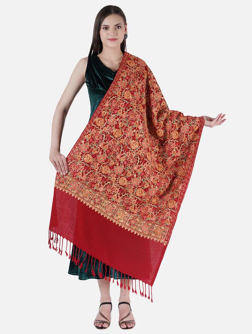women's floral print stole