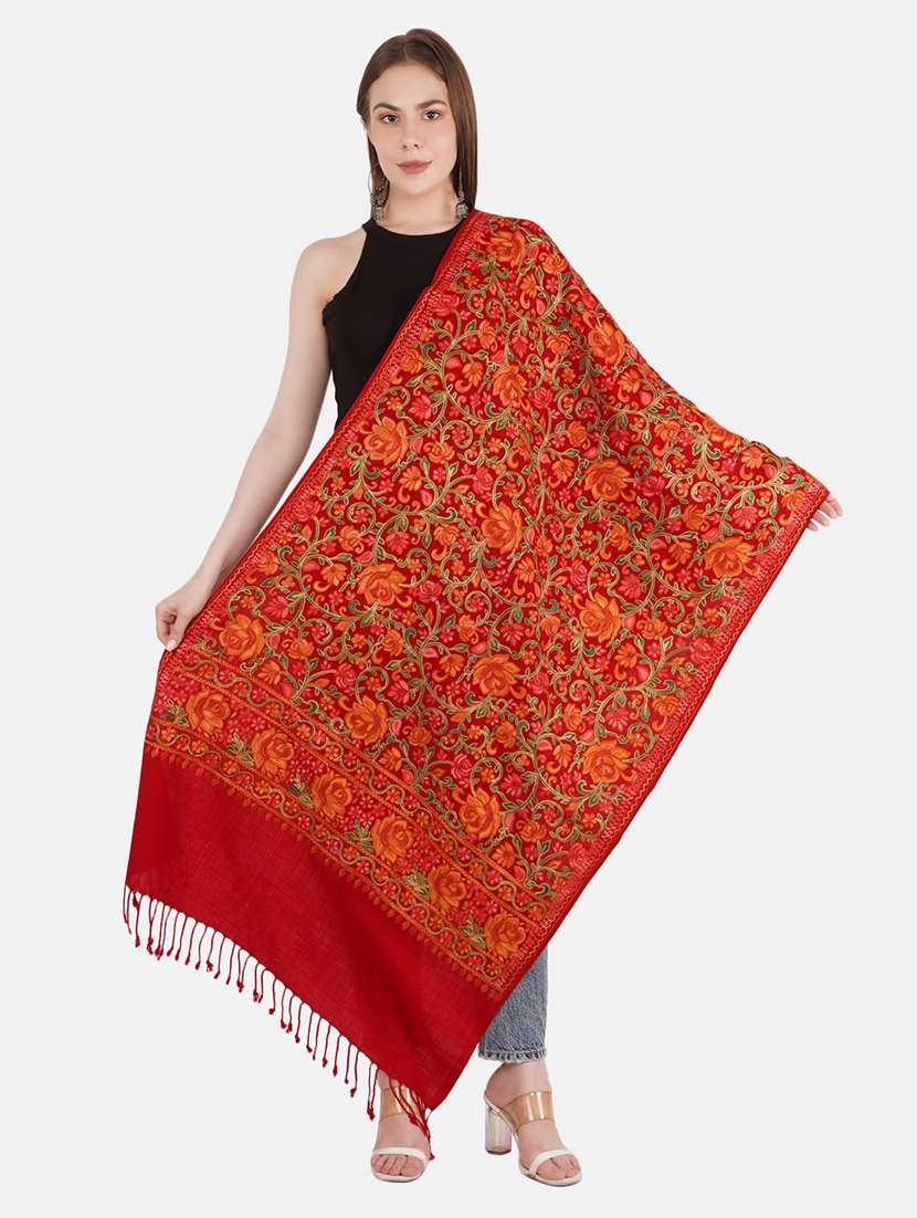 women's floral print stole