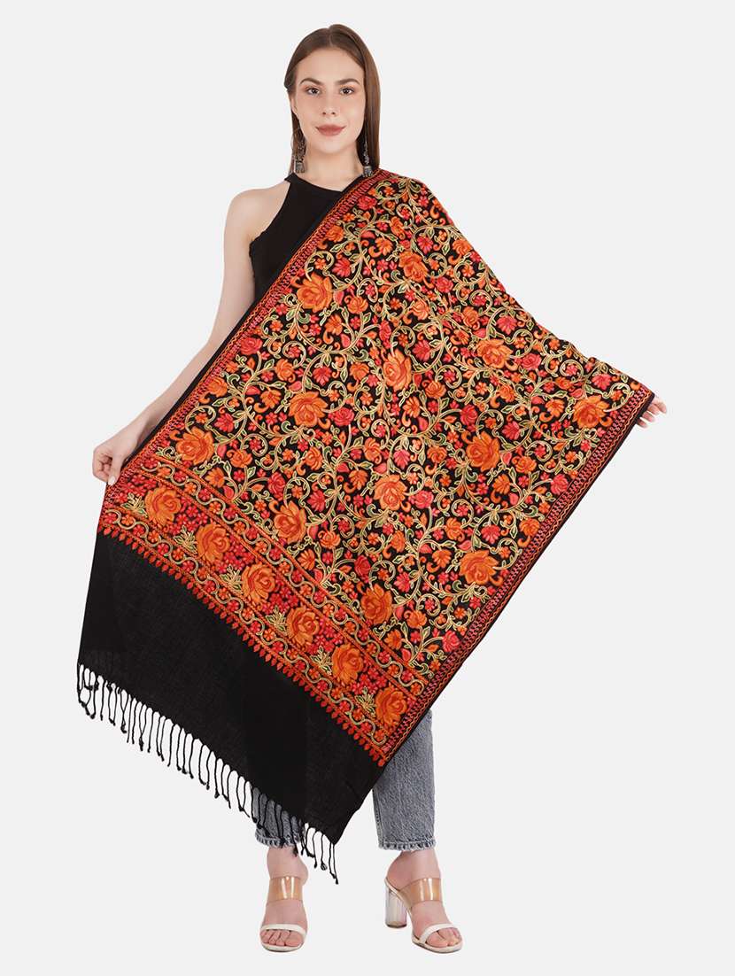 women's floral print stole