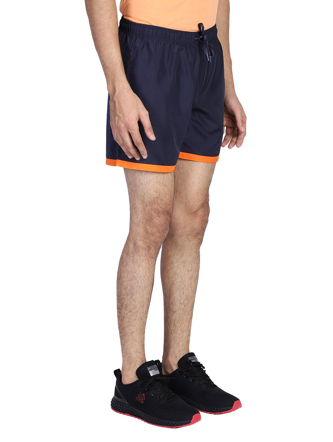 mid rise solid shorts - 18972135 - Standard Image - 1