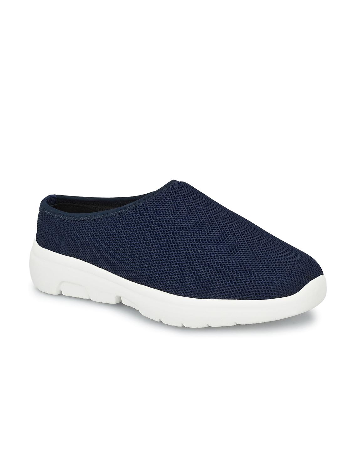 navy mesh slip on sports shoes - 18974440 -  Standard Image - 1