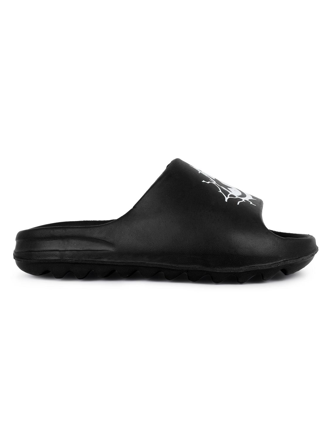 black croslite slip on flip flops - 19010386 - Standard Image - 1
