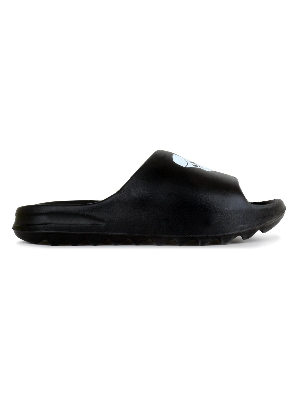 black croslite slip on flip flops - 19010391 - Standard Image - 1