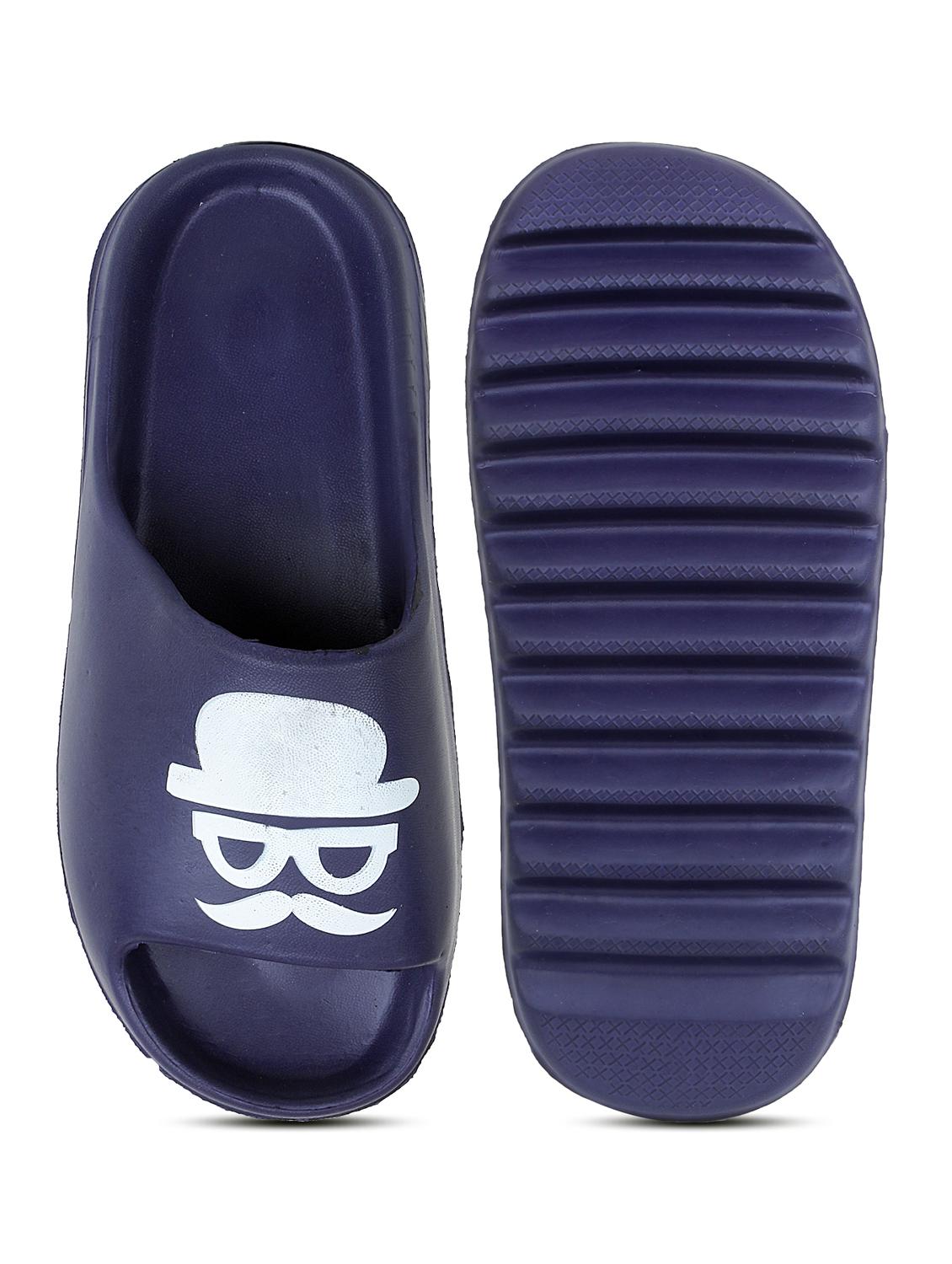 blue croslite slip on flip flops - 19010401 - Standard Image - 4