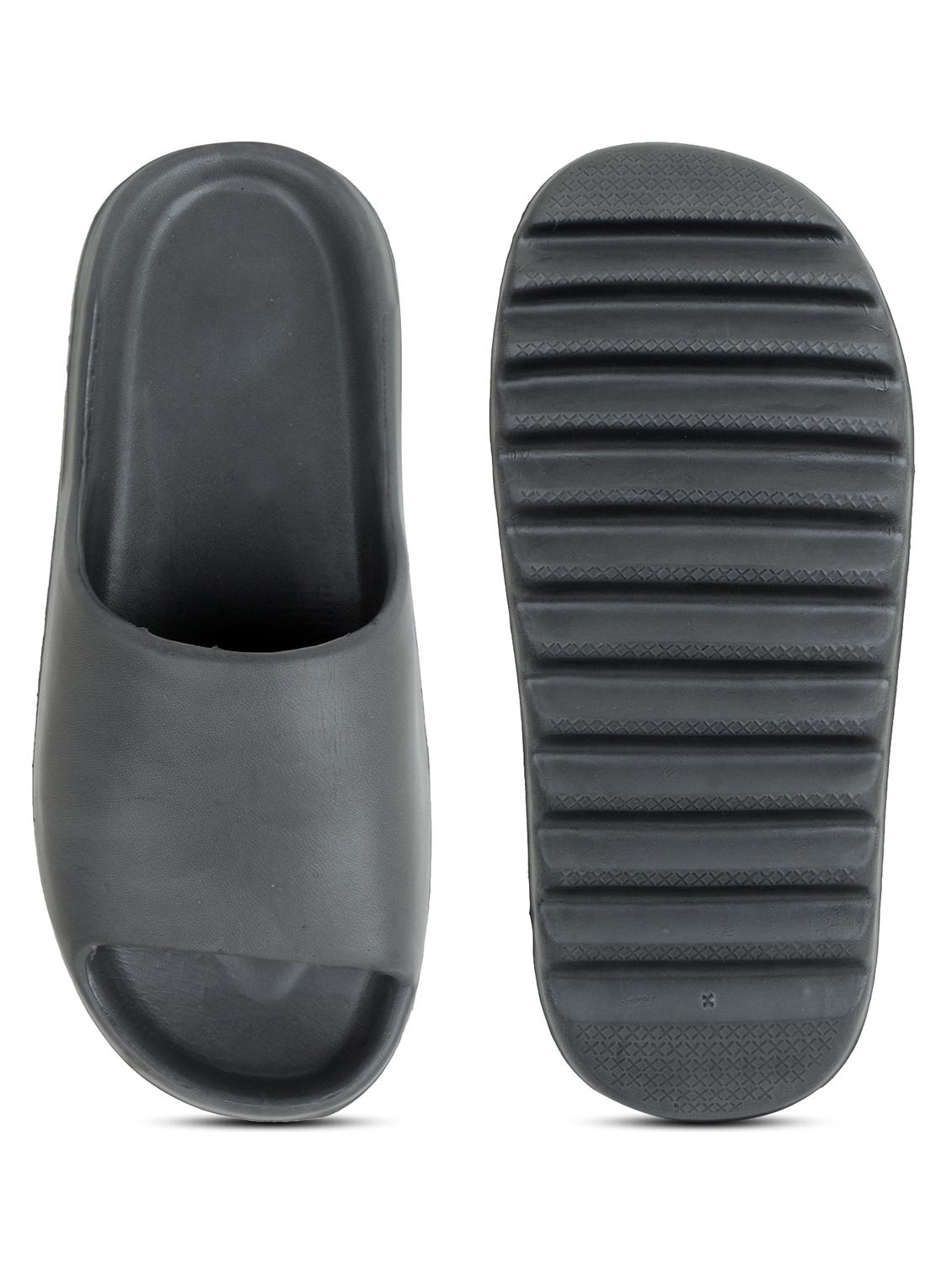 grey croslite slip on flip flops - 19010407 - Standard Image - 4