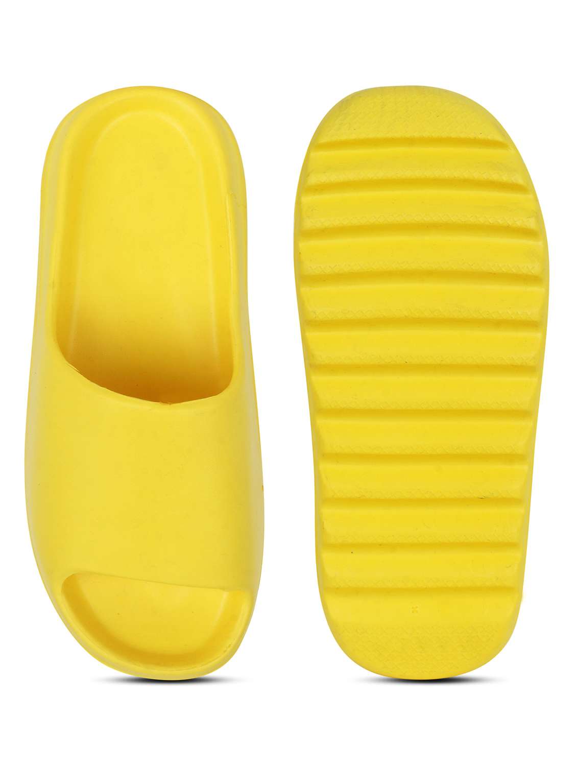 yellow croslite slip on flip flops - 19010409 - Standard Image - 4
