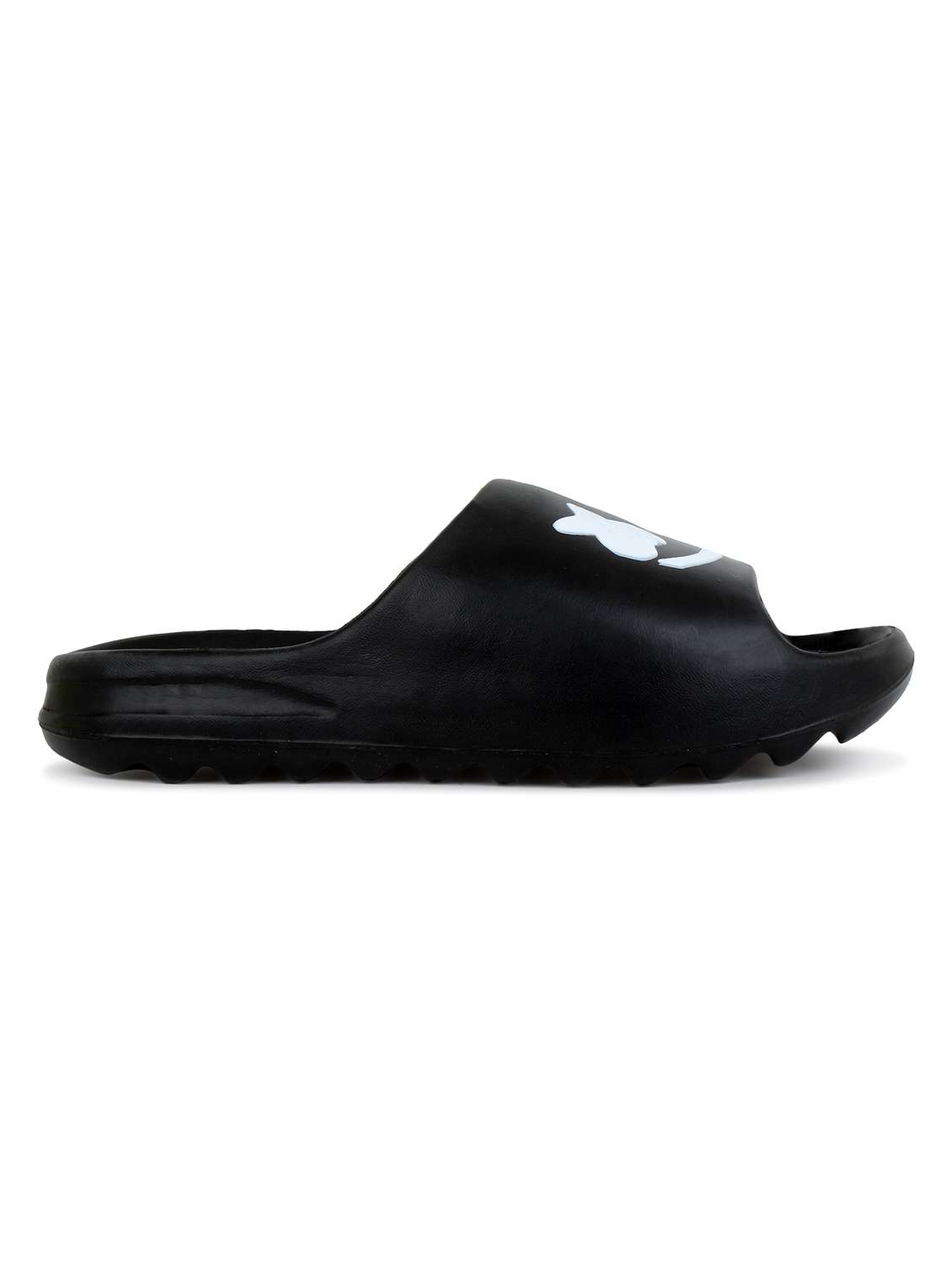 black croslite slip on flip flops - 19010410 -  Standard Image - 1