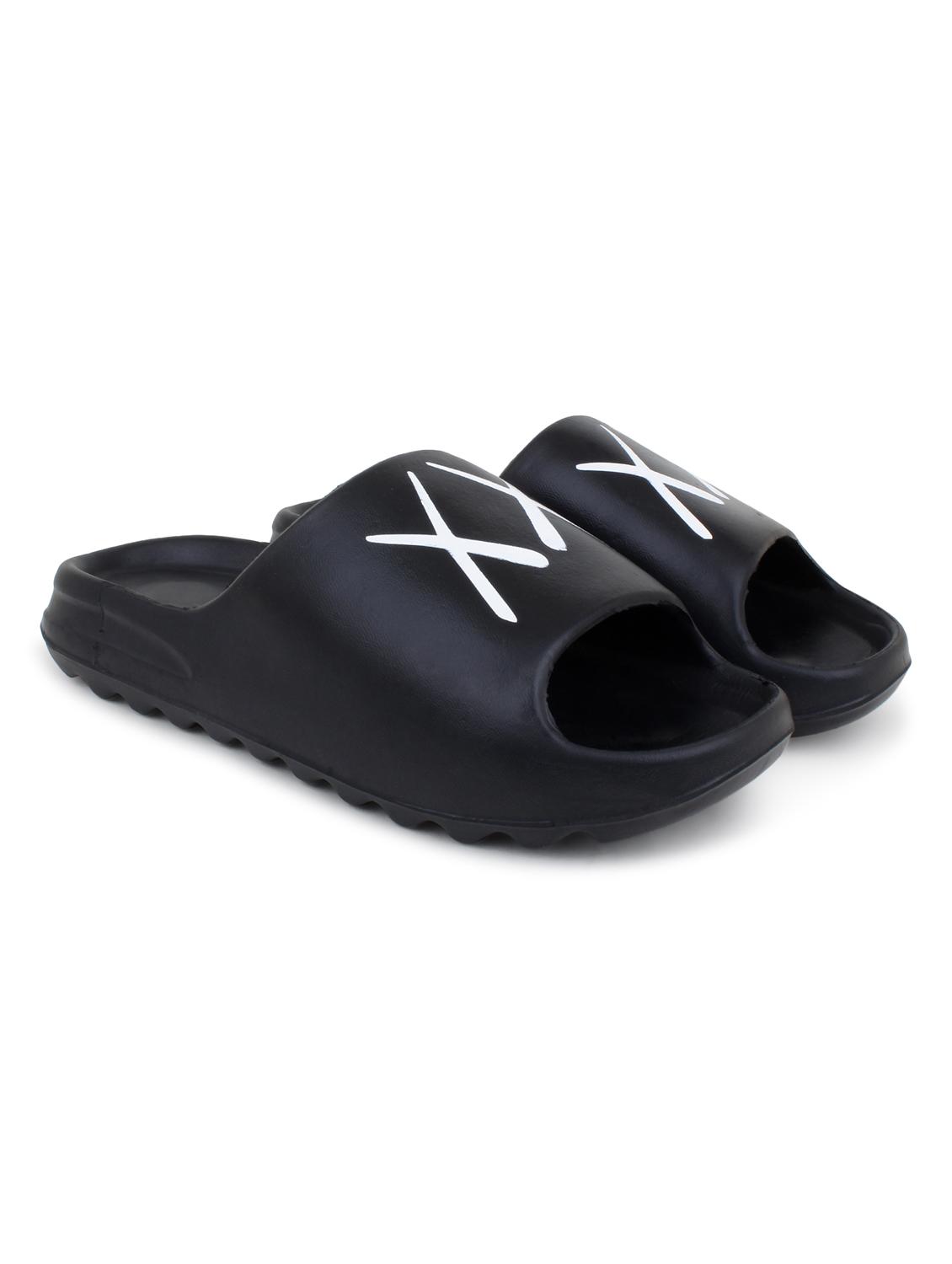 black croslite slip on flip flops - 19010420 - Standard Image - 1