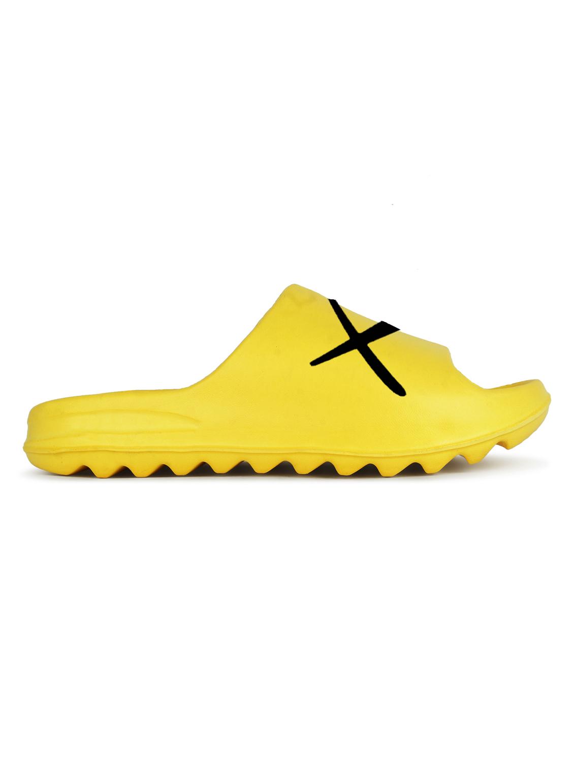 yellow croslite slip on flip flops - 19010422 - Standard Image - 1