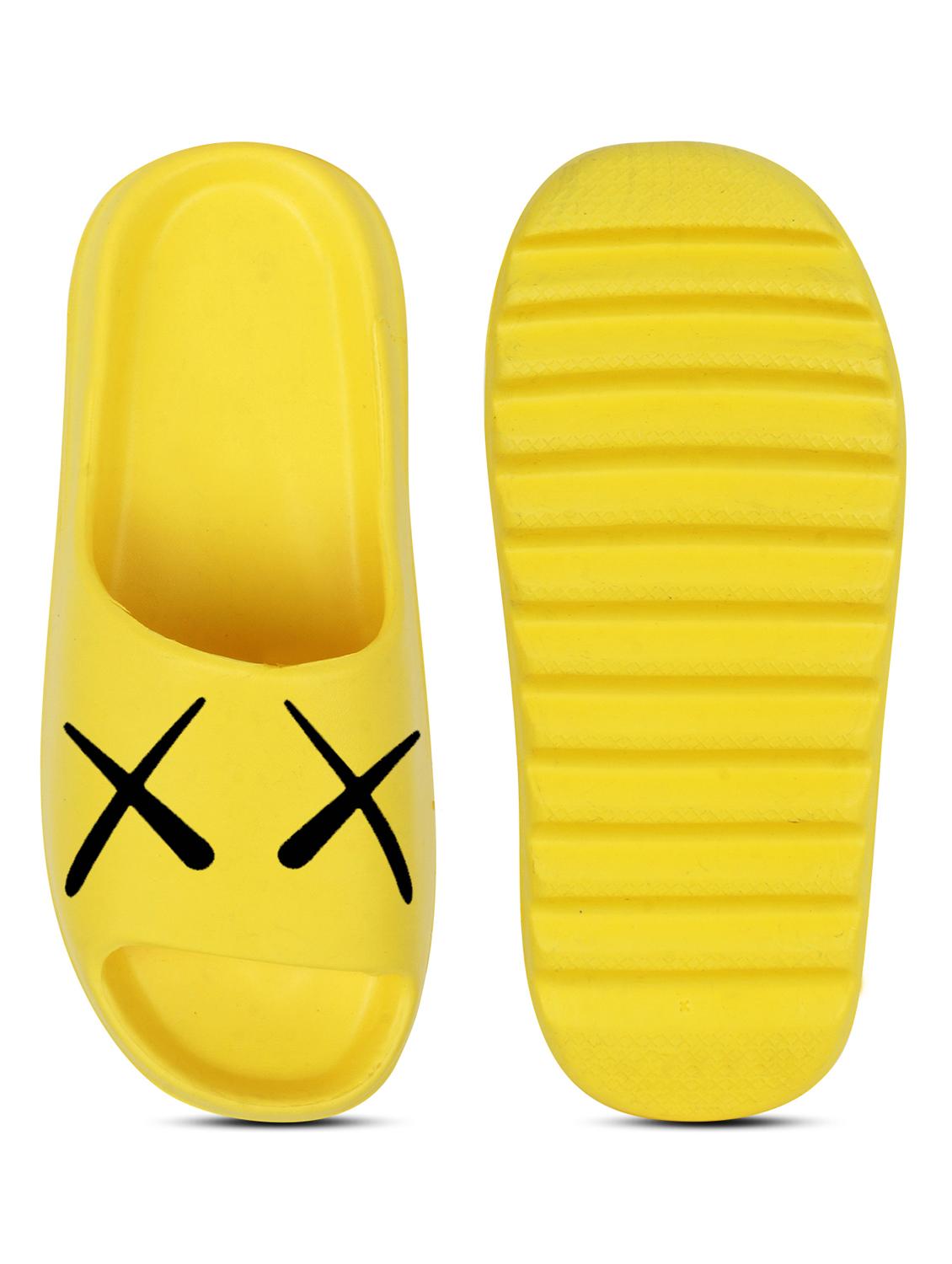 yellow croslite slip on flip flops - 19010422 - Standard Image - 4