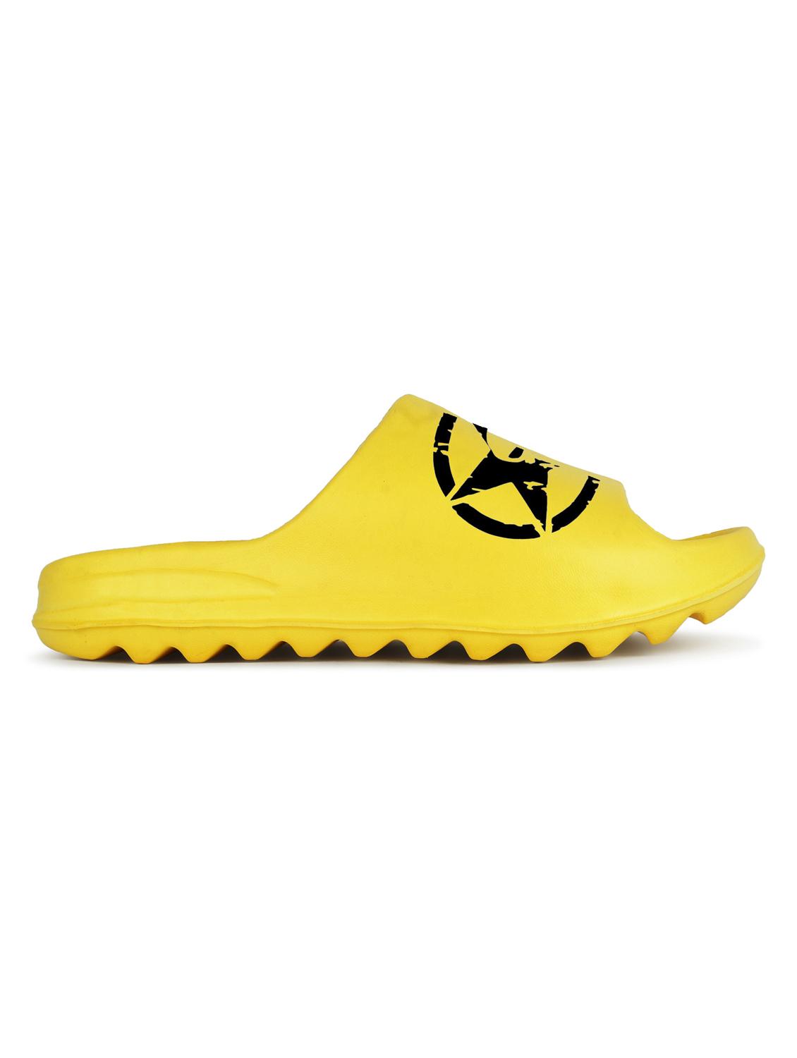 yellow croslite slip on flip flops - 19010425 -  Standard Image - 1