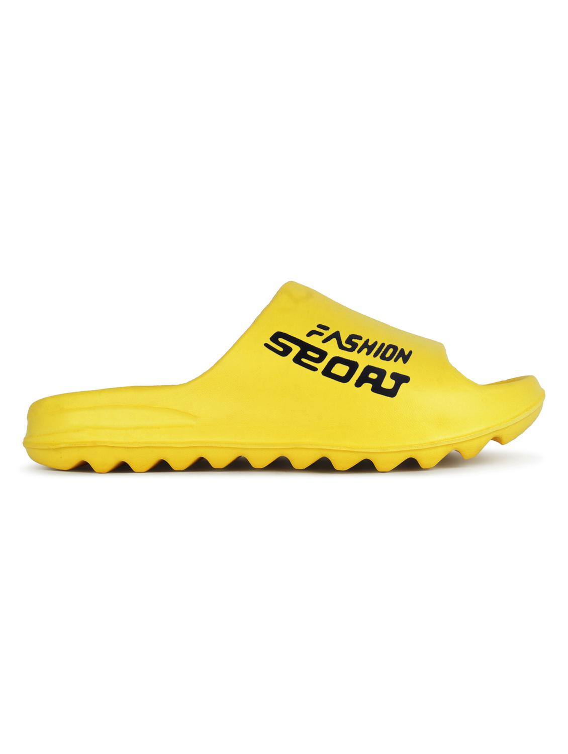 yellow croslite slip on flip flops - 19010428 - Standard Image - 1