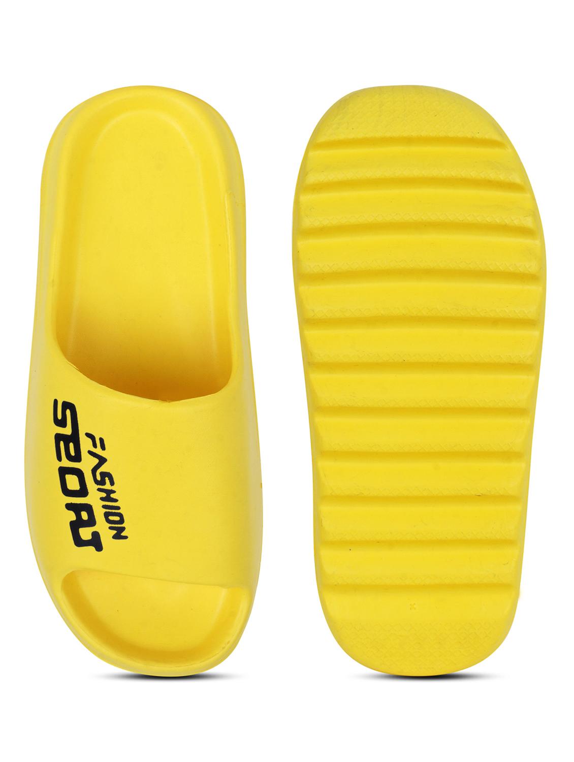 yellow croslite slip on flip flops - 19010428 - Standard Image - 4