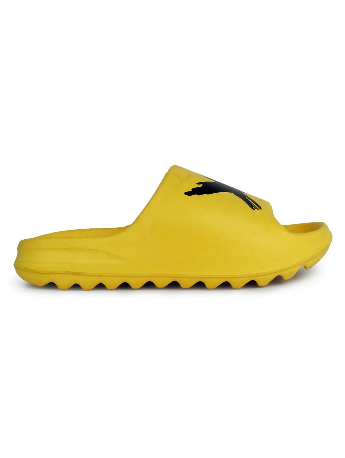 yellow croslite slip on flip flops - 19010439 -  Standard Image - 1