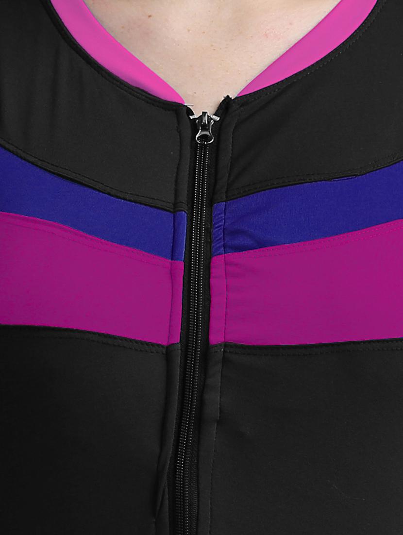 black solid swimsuit - 19010444 - Standard Image - 4