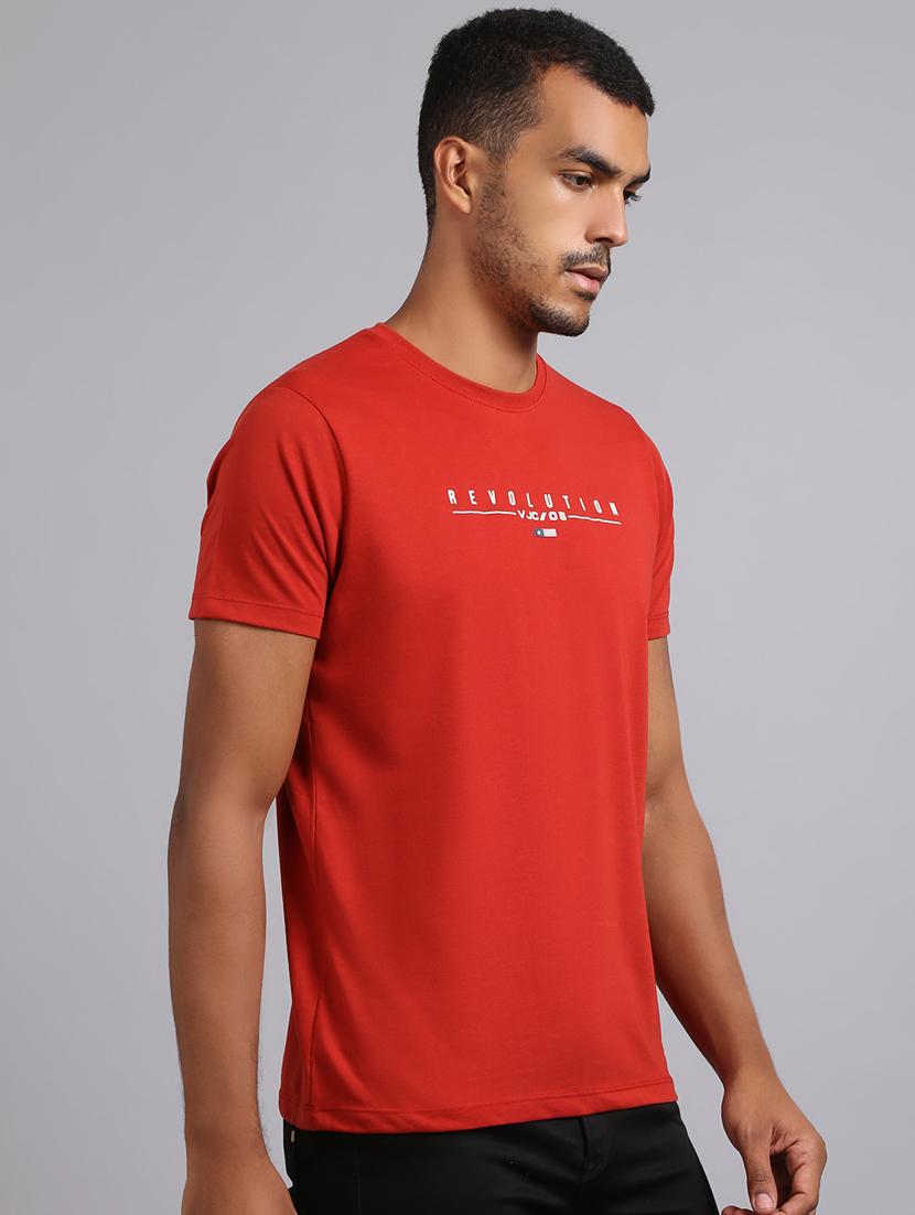 round neck graphic t-shirt - 19010493 - Standard Image - 1