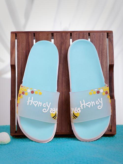printed slip on flip flop - 19020806 - Standard Image - 0