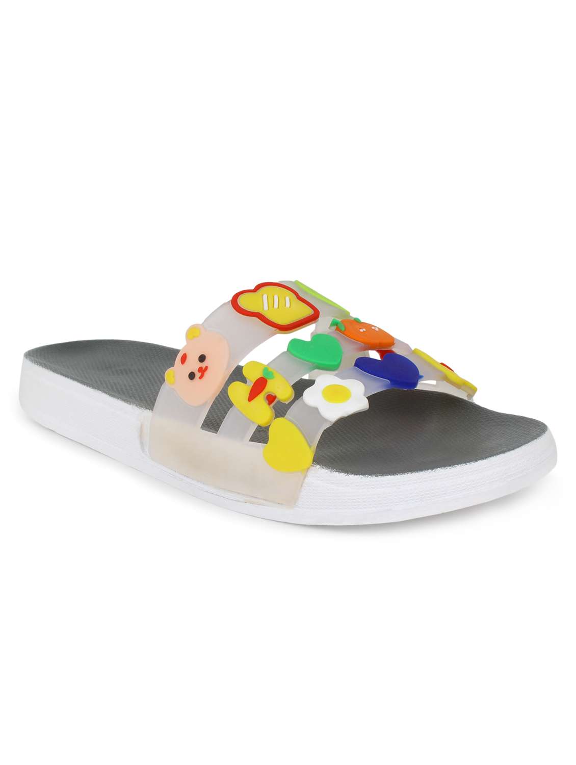 grey slip on flip flop - 19020819 -  Standard Image - 4