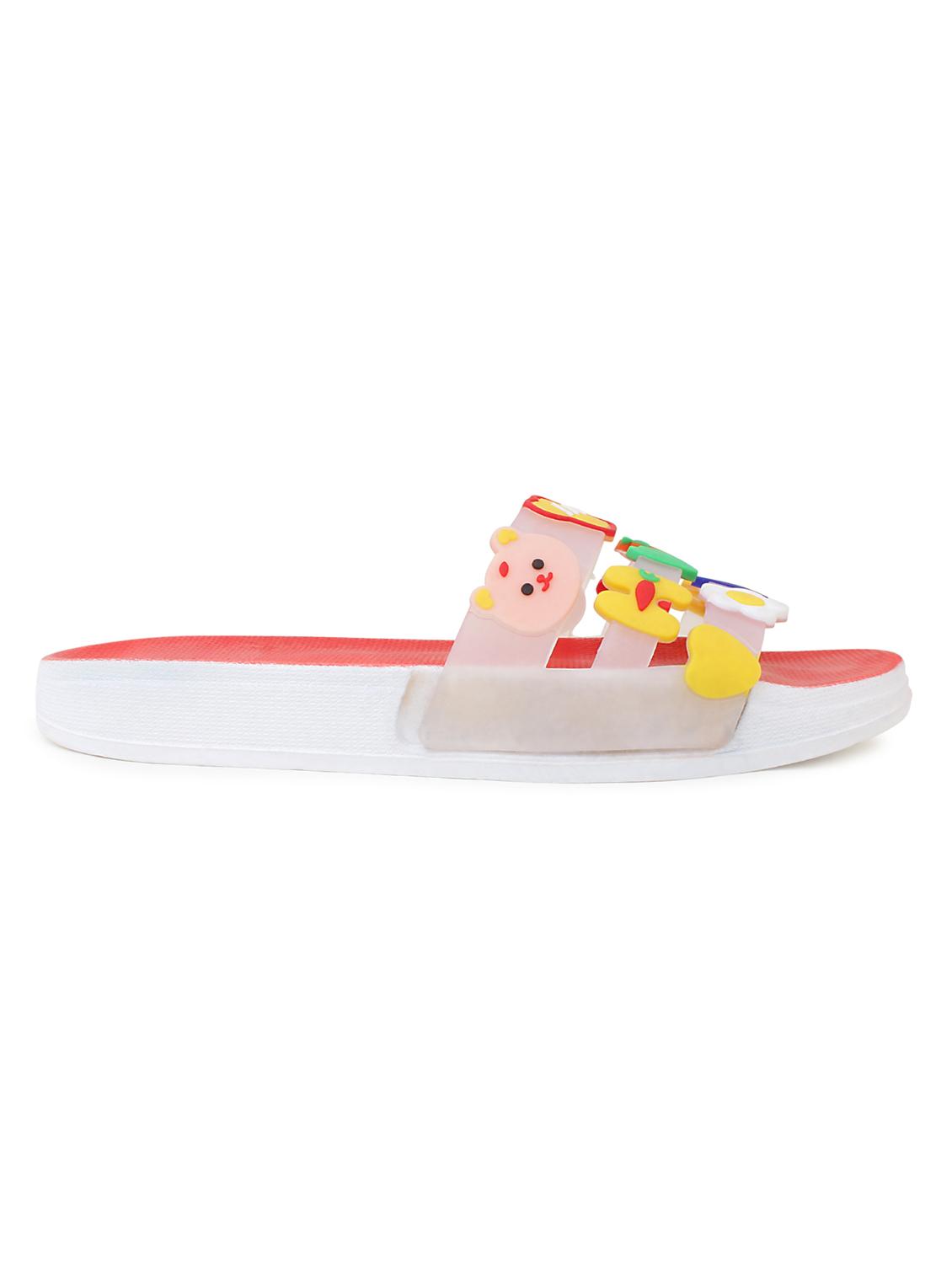 red slip on flip flop - 19020823 - Standard Image - 1