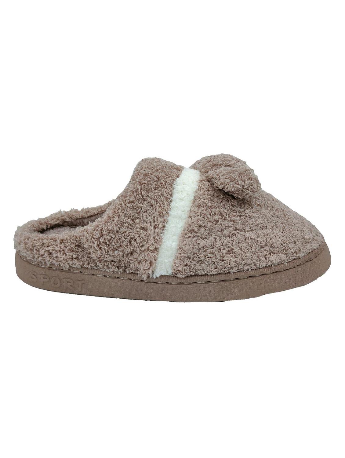 brown slip on flip flop - 19020854 - Standard Image - 1