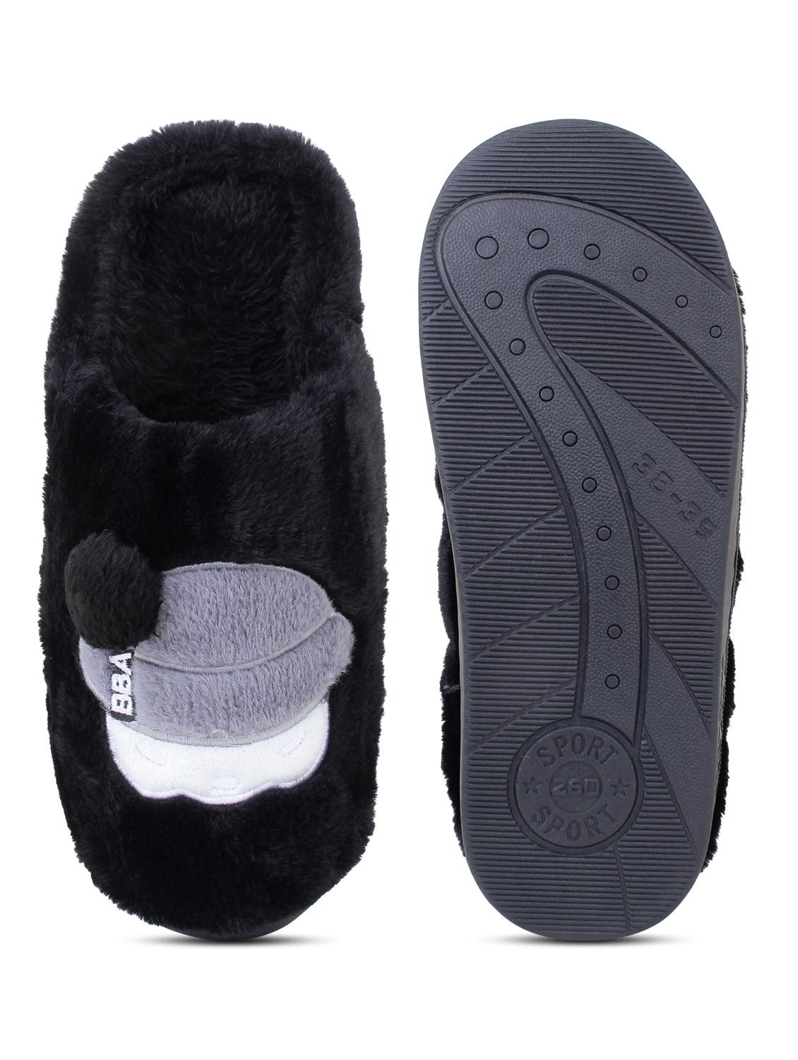 black slip on flip flop - 19020865 - Standard Image - 4