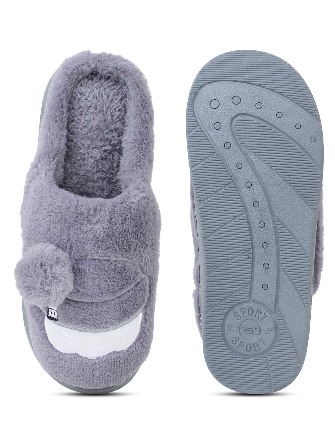 grey slip on flip flop - 19020866 - Standard Image - 4