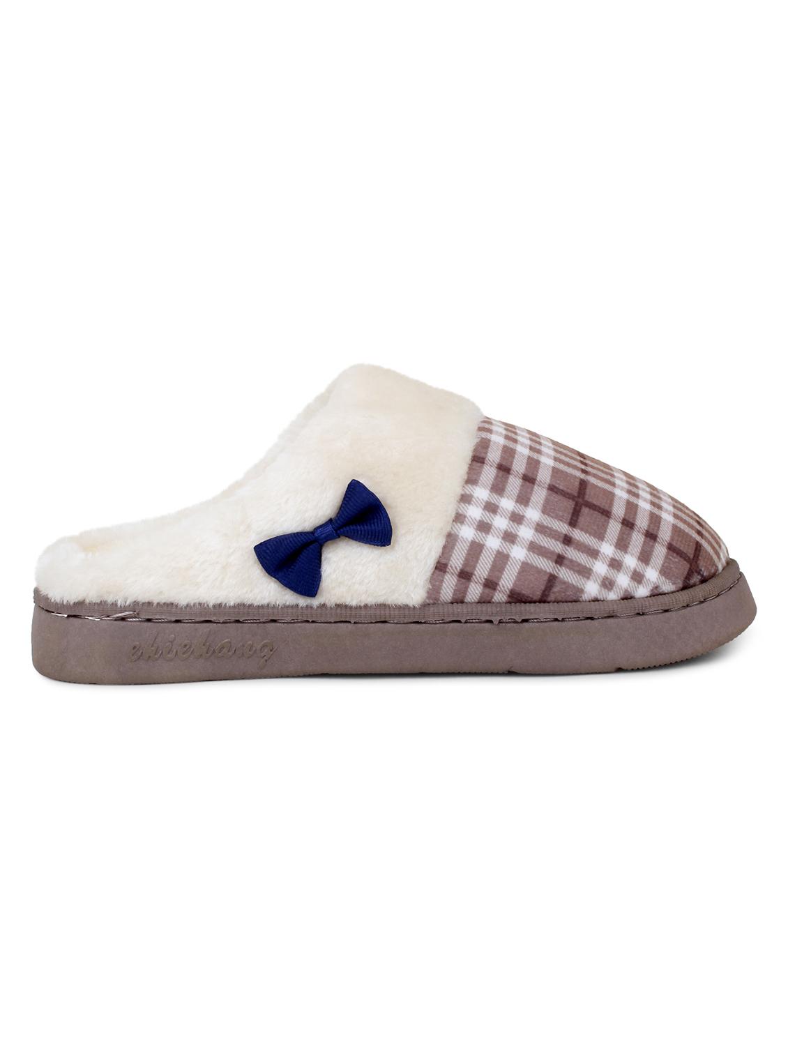 checkered slip on flip flop - 19020883 - Standard Image - 1