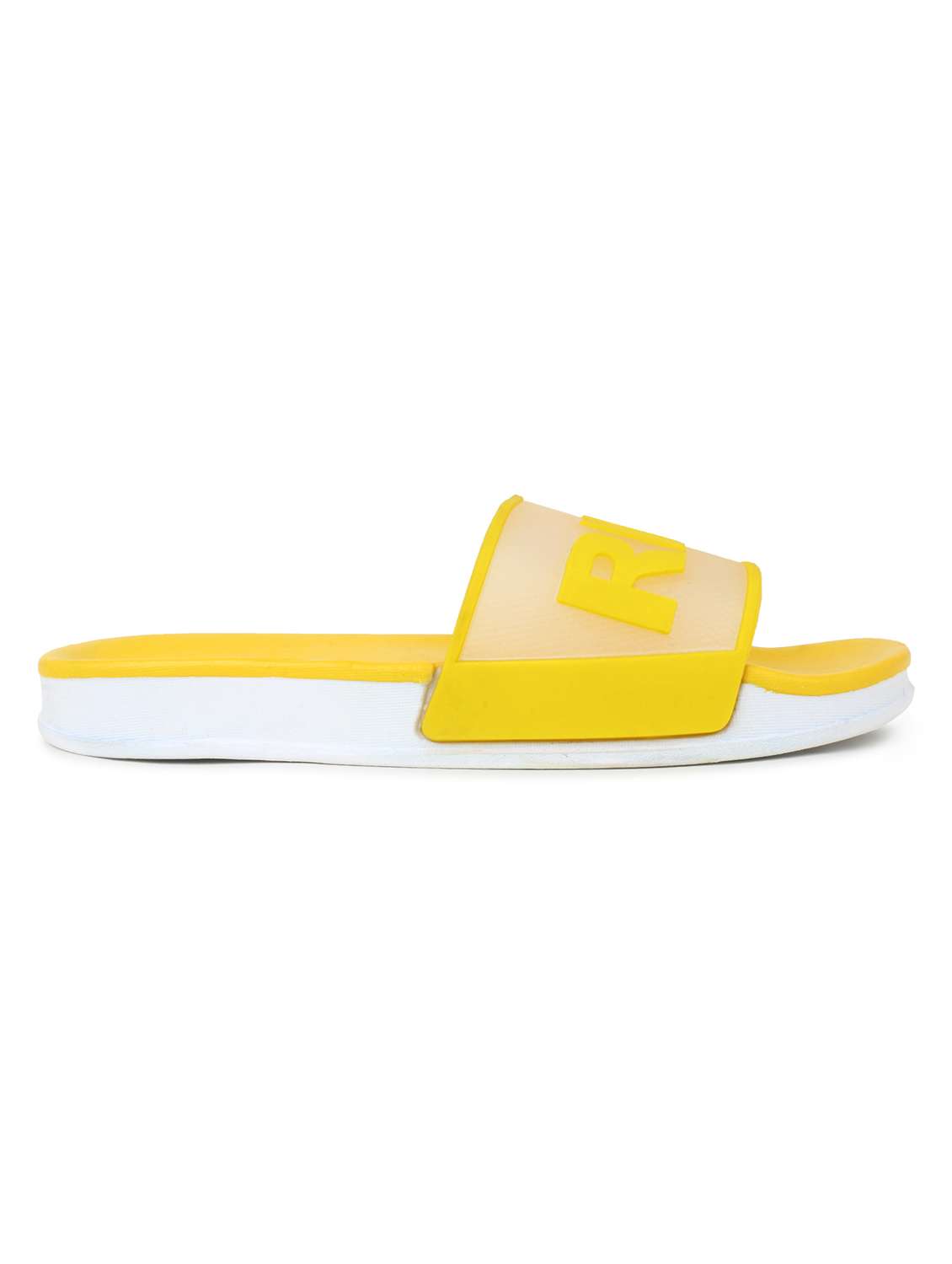 yellow slip on flip flop - 19020909 - Standard Image - 1