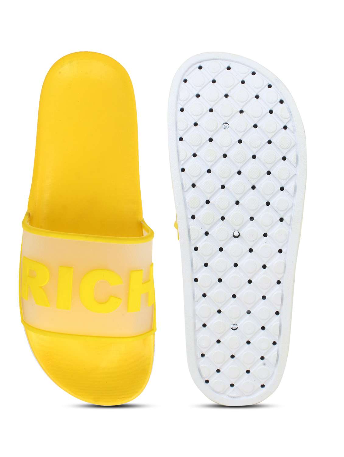 yellow slip on flip flop - 19020909 - Standard Image - 4
