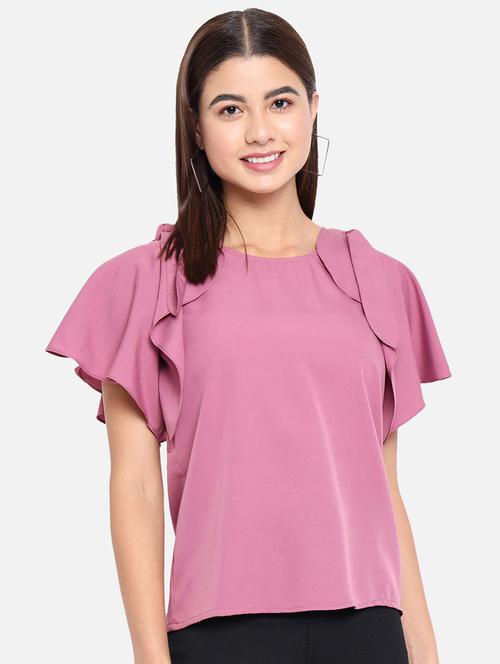 women's straight round neck top - 19036251 -  Standard Image - 0