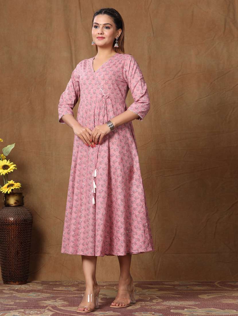 women's angrakha kurta