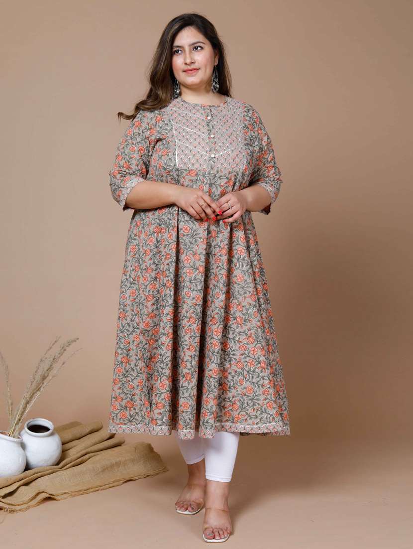 women's flared kurta