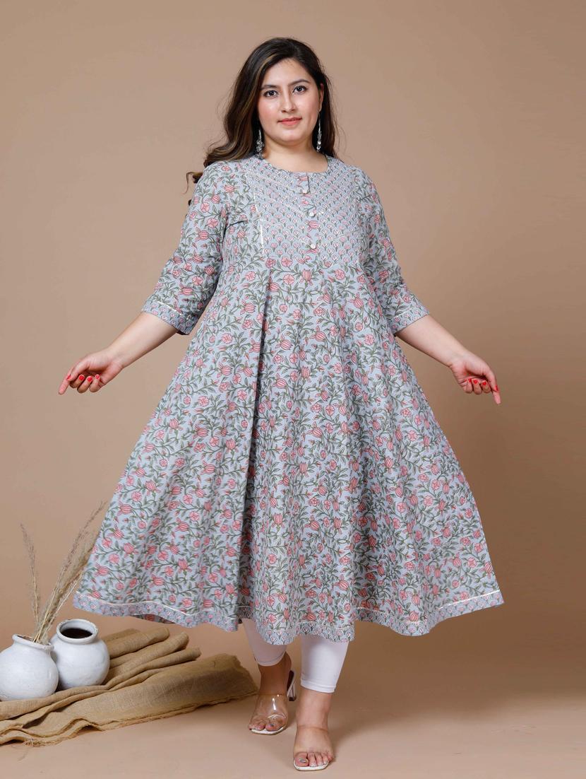 women's flared kurta