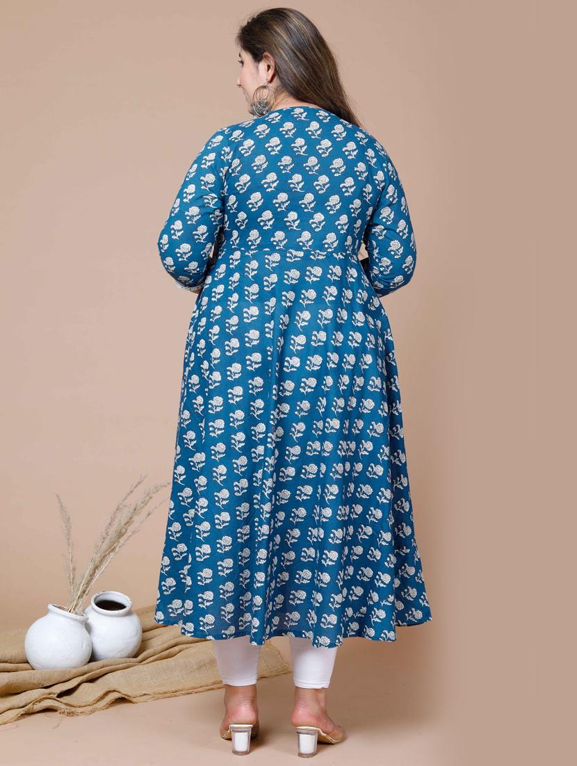 women's flared kurta - 19039326 -  Standard Image - 1