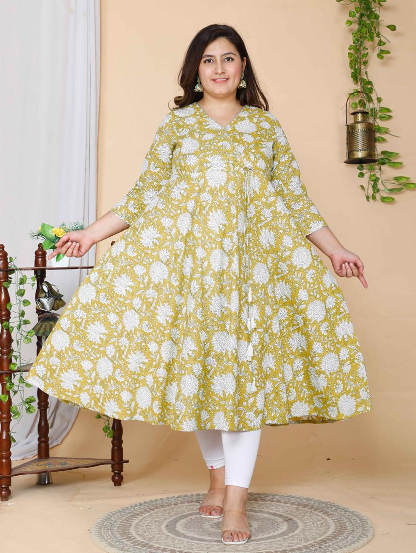 women's angrakha kurta - 19039332 -  Zoom Image - 0