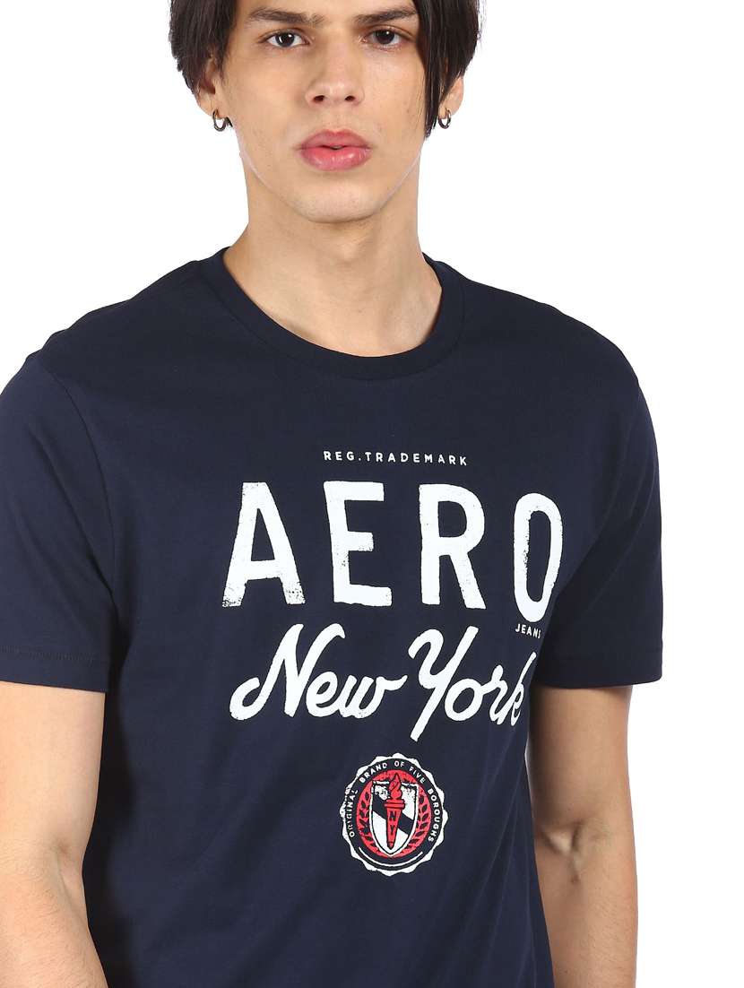 crew neck printed t-shirt - 19080819 -  Standard Image - 4