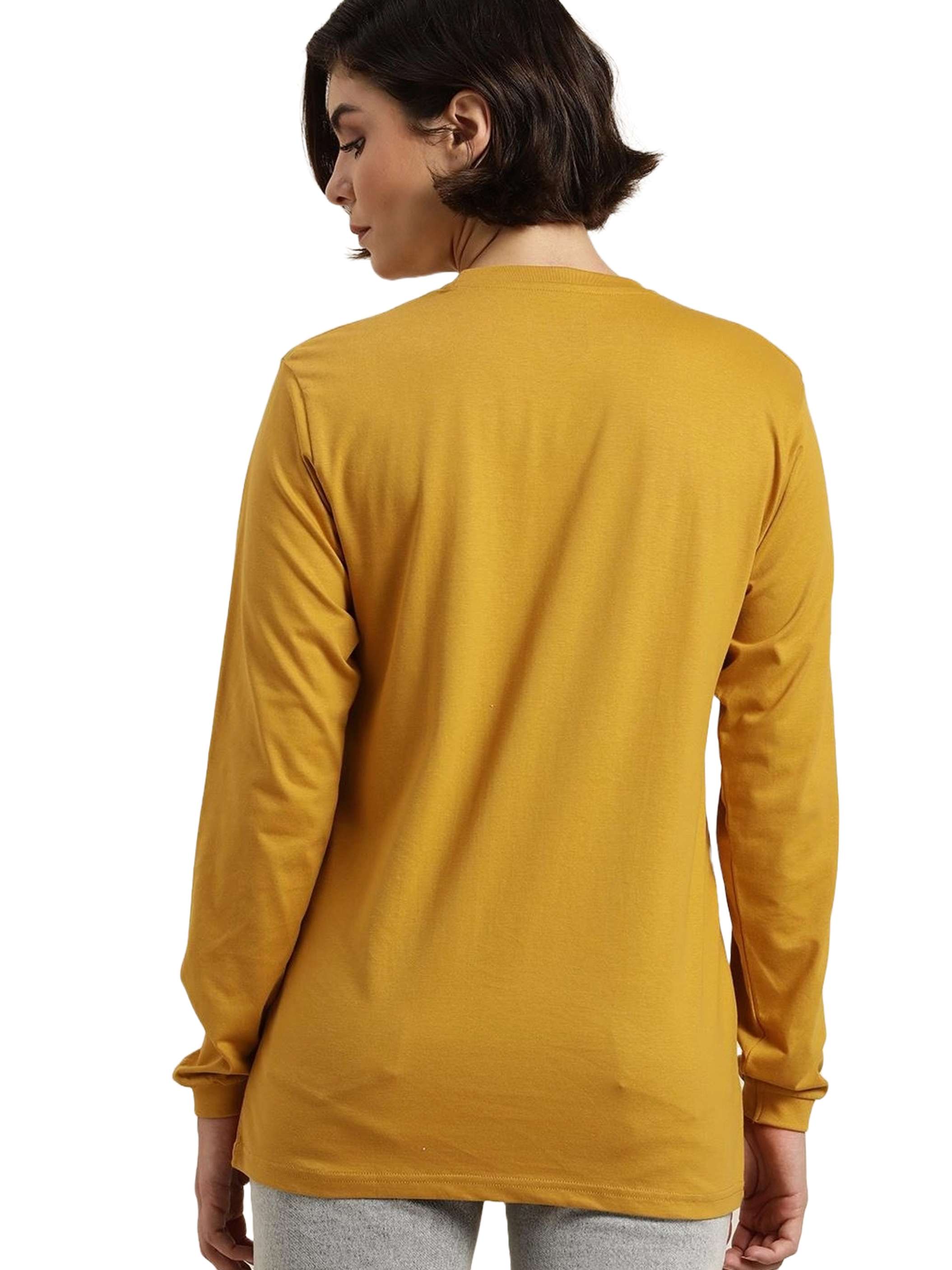 yellow cotton tshirt - 19081132 -  Standard Image - 1