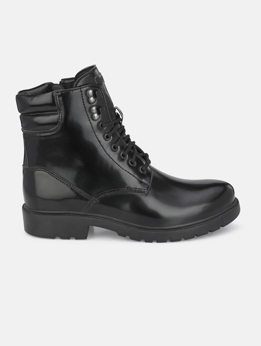 men black lace up boots - 19082601 -  Standard Image - 1