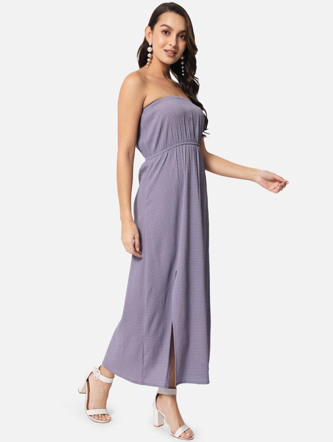 women's tube solid dress - 19082698 - Standard Image - 1