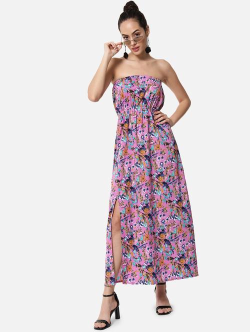women's tube floral dress - 19082715 - Standard Image - 0