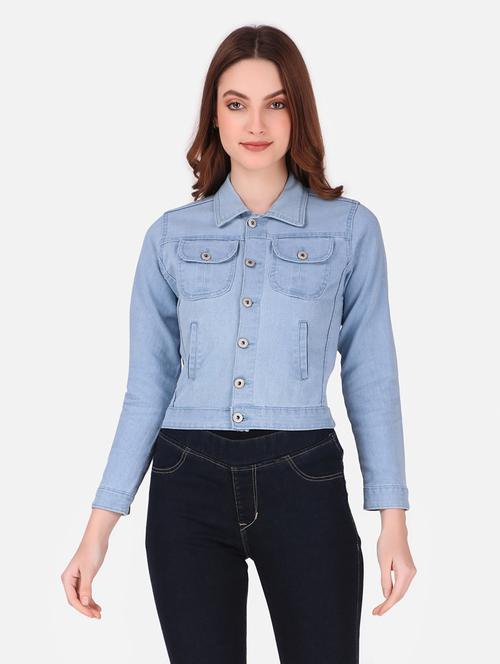 blue denim summer jacket - 19082743 -  Standard Image - 0