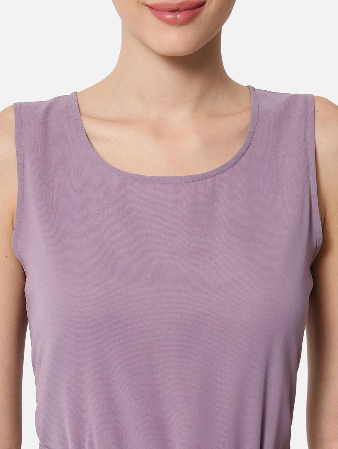 women's solid dress - 19082818 - Standard Image - 4