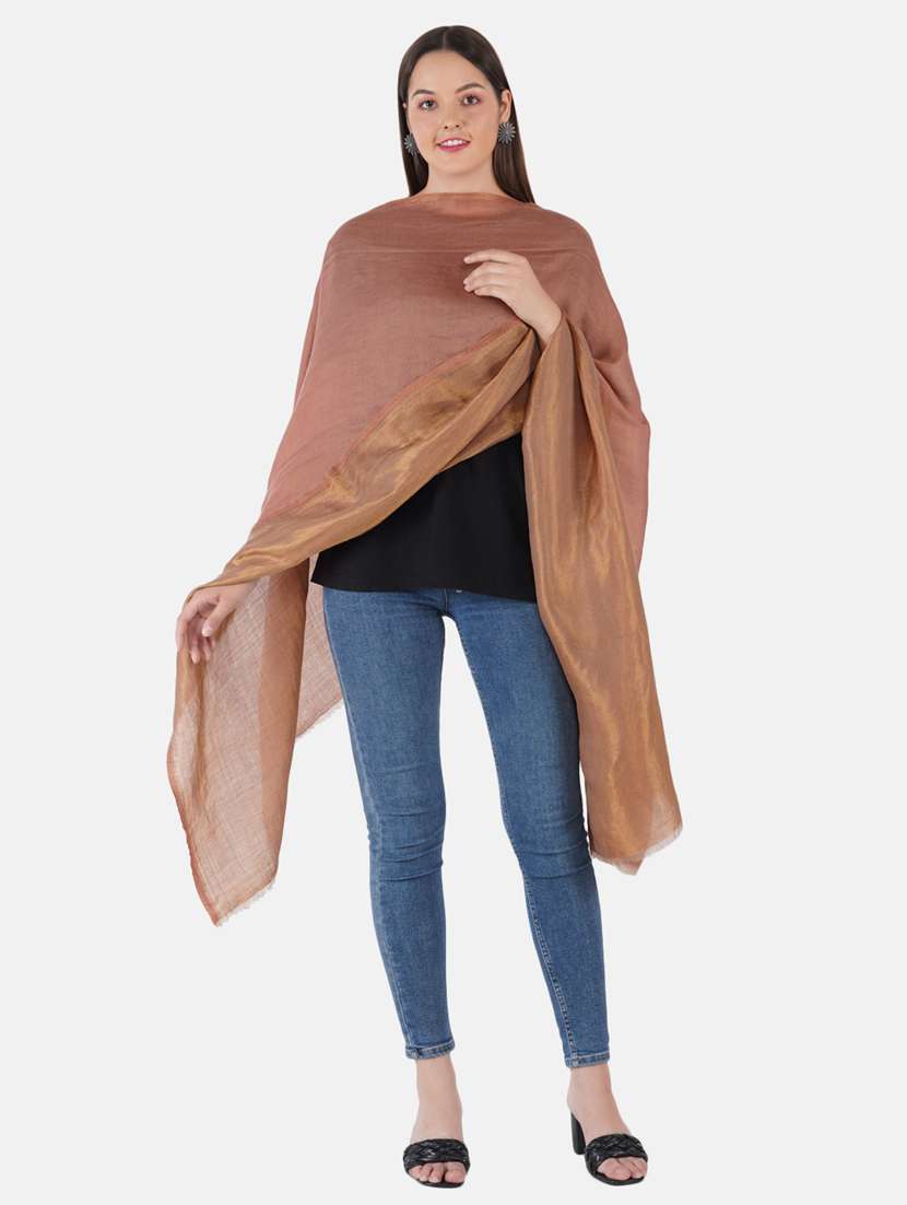 women's self design print stole - 19082852 -  Standard Image - 1
