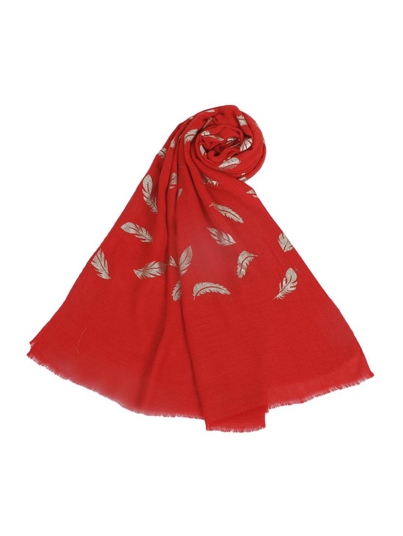 women's foil print print stole - 19082861 - Standard Image - 4