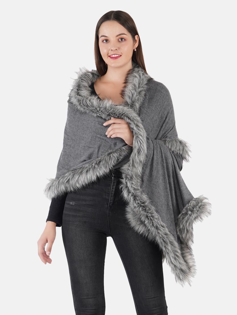 women's solid print stole - 19082867 -  Standard Image - 1