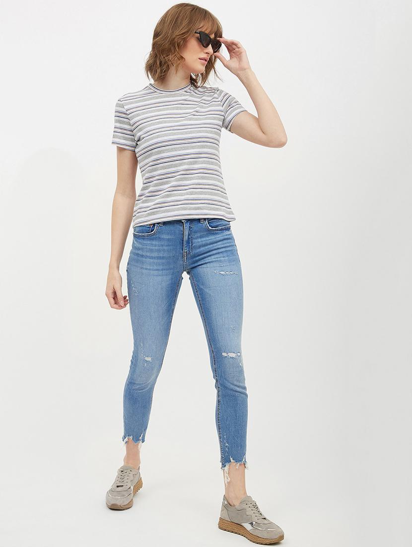 multi colored cotton regular tee - 19083681 - Standard Image - 4